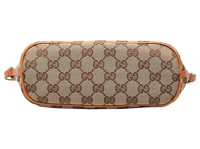 Gucci Beige GG Canvas Boat - vista 3