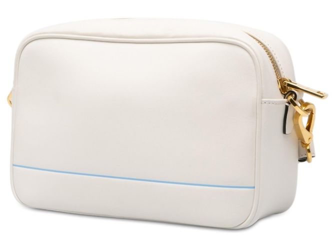 Bolso Camera Prada Mirage en piel de becerro White City - vista 2