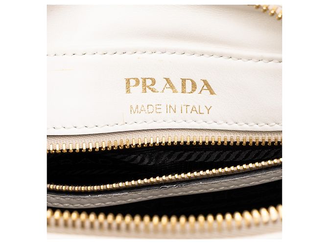 Bolso Camera Prada Mirage en piel de becerro White City - vista 5