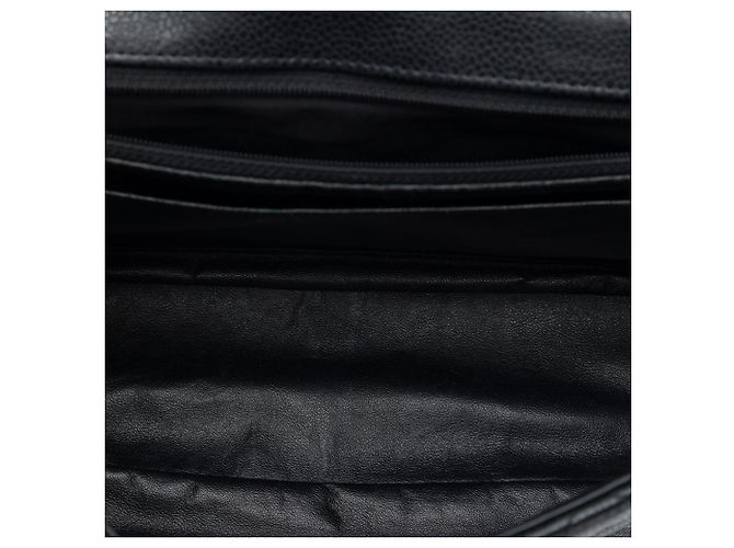 Chanel Black Jumbo Classic Caviar Single Flap - vista 4