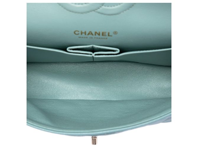 Chanel Blue Medium Classic Iridescent Caviar Double Flap - vista 4