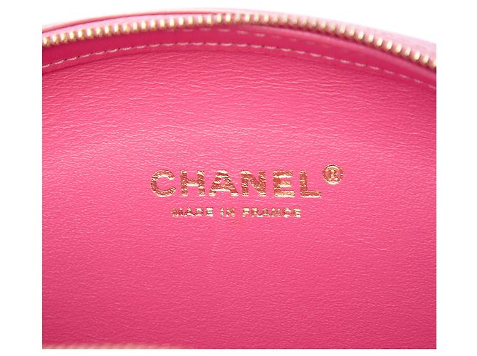 Borsa da sera La Pausa in vitello con cuciture chevron rosa Chanel - vista 5
