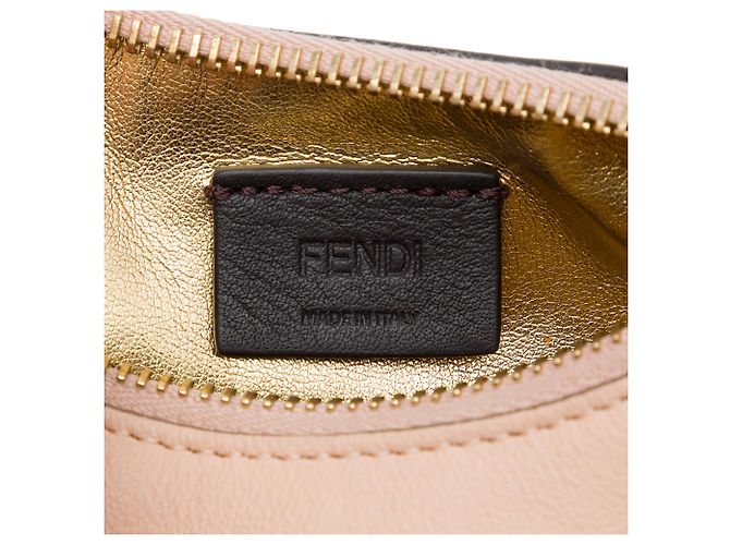 Borsa Hobo Fendigraphy Nano in pelle marrone Fendi - vista 5