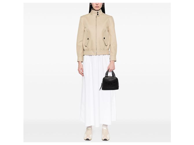 Bolso Bowler Chanel Black CC Perforated Caviar - vista 6