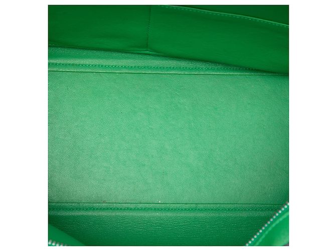 16 Céline Bolso Trapeze Celine de piel verde Small - vista 4
