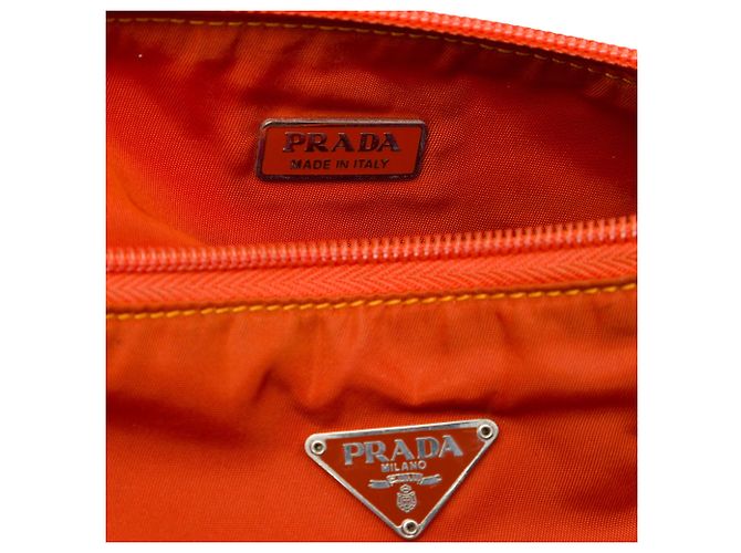 Pochette Prada em Tessuto Laranja - vista 5