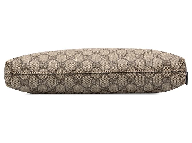 Clutch Gucci Beige GG Supreme - vista 3