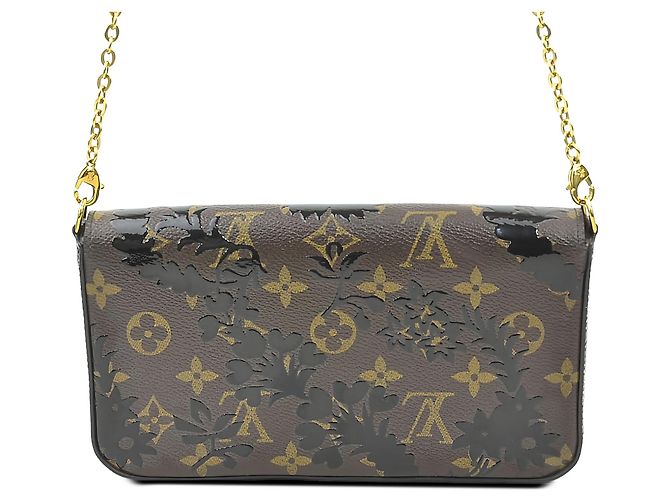 Louis Vuitton Brown Monogram Blossom Pochette Felicie - vista 2