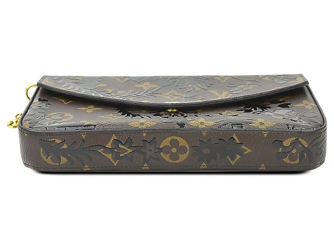 Louis Vuitton Brown Monogram Blossom Pochette Felicie - vista 3