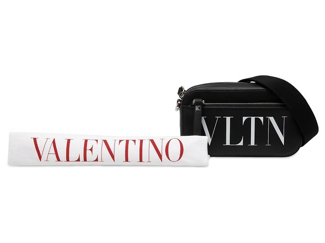 Borsa camera convertibile VLTN Valentino in pelle nera - vista 6