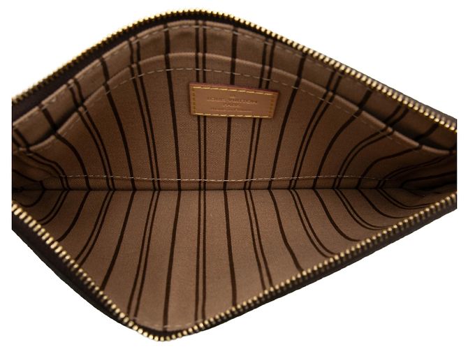 Pochette Louis Vuitton Brown Monogram Neverfull MM - vue 4