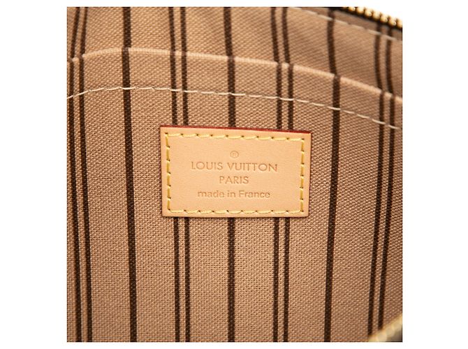 Pochette Louis Vuitton Brown Monogram Neverfull MM - vue 5
