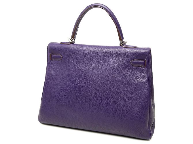 Hermès Purple Clemence Kelly II Retourne 35 - vista 2