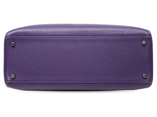 Hermès Purple Clemence Kelly II Retourne 35 - vista 3