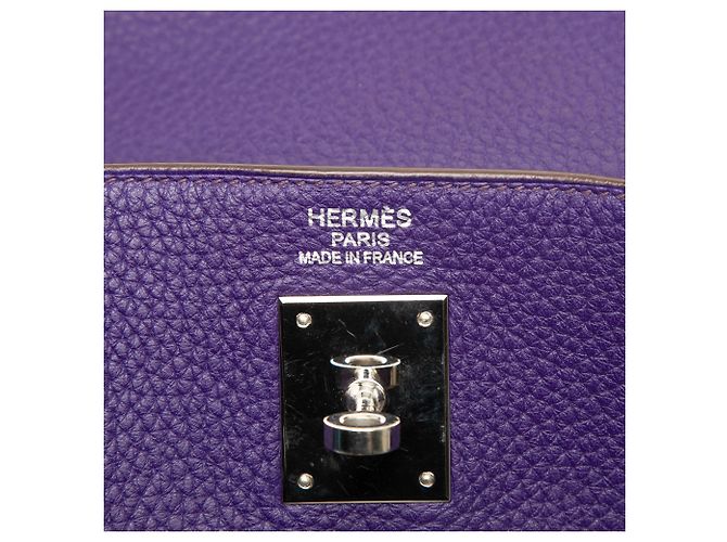 Hermès Purple Clemence Kelly II Retourne 35 - vista 5