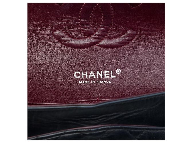 Chanel Black Medium Classic Lambskin Double Flap - vista 5