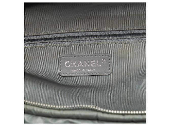 Borsa Bowler Chanel Gray Paris Byzance in Nylon Tweed On Stitch - vista 5