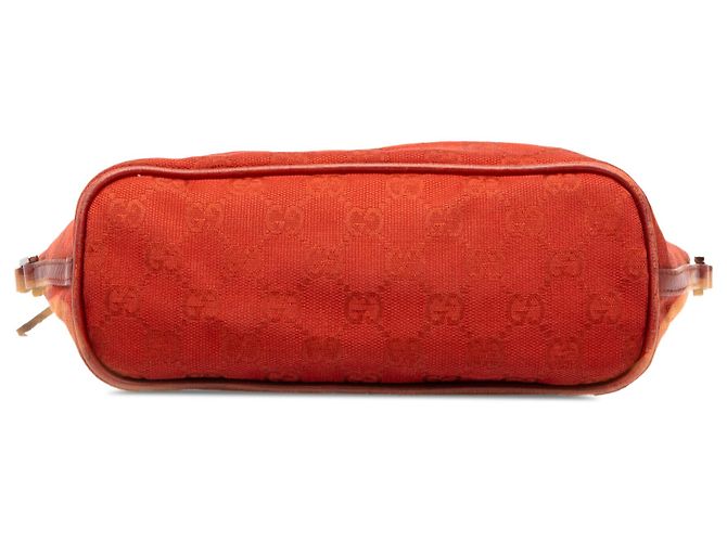 Gucci Red GG Canvas Boat - Ansicht 3