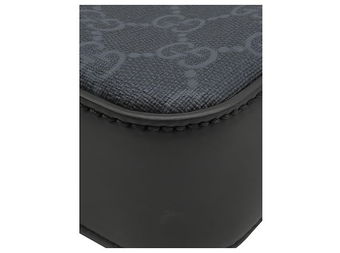 Borsa a Tracolla Gucci Black GG Supreme Web - vista 12