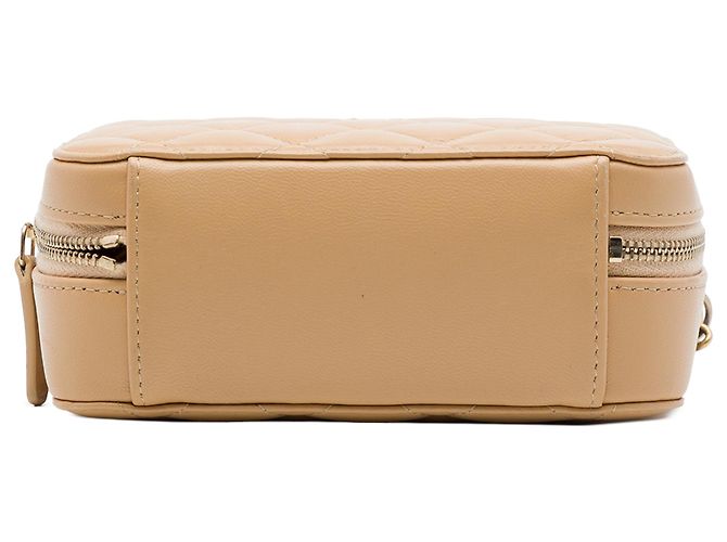 Bolso Camera Chanel Brown CC Quilted Lambskin Pearl Crush - vista 3