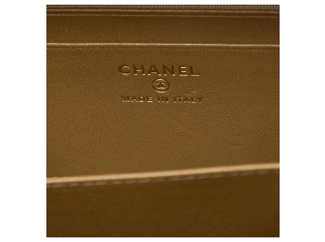Bolso Camera Chanel Brown CC Quilted Lambskin Pearl Crush - vista 5