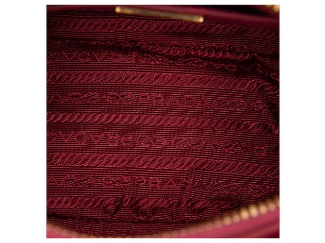 Prada Mini Satchel Lux Promenade em Saffiano Rosa - vista 4