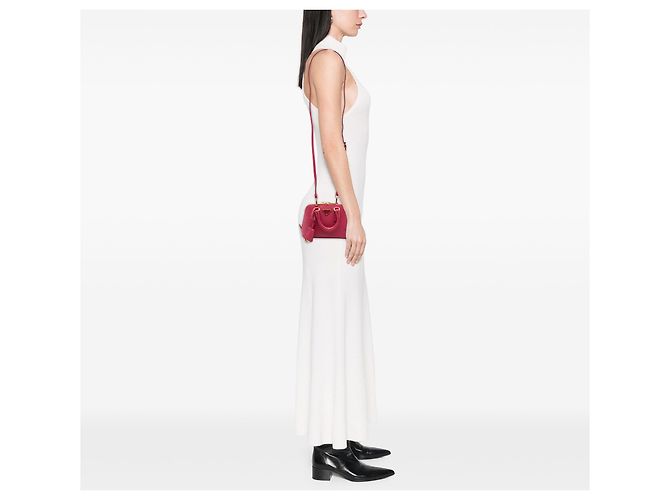 Prada Mini Satchel Lux Promenade em Saffiano Rosa - vista 6