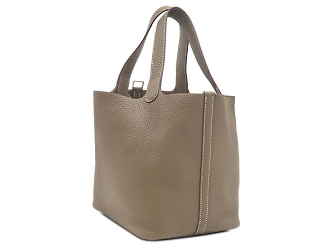 Hermès Gray Clemence Picotin Lock 22 - vista 2