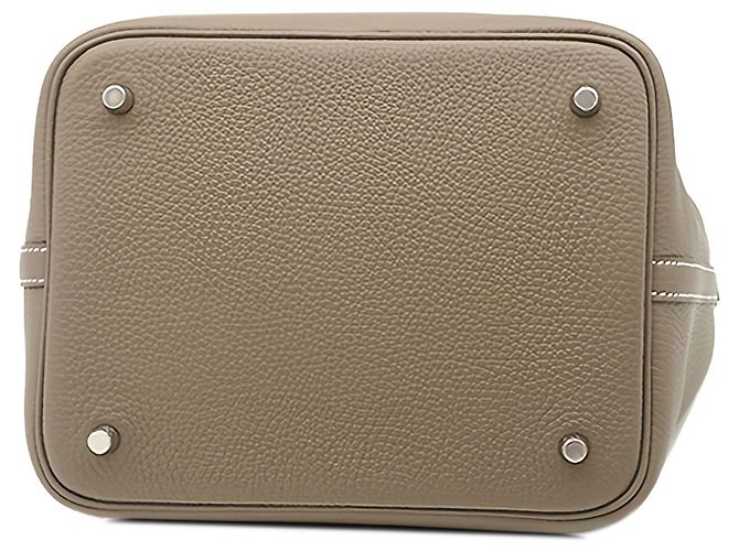 Hermès Gray Clemence Picotin Lock 22 - vista 3