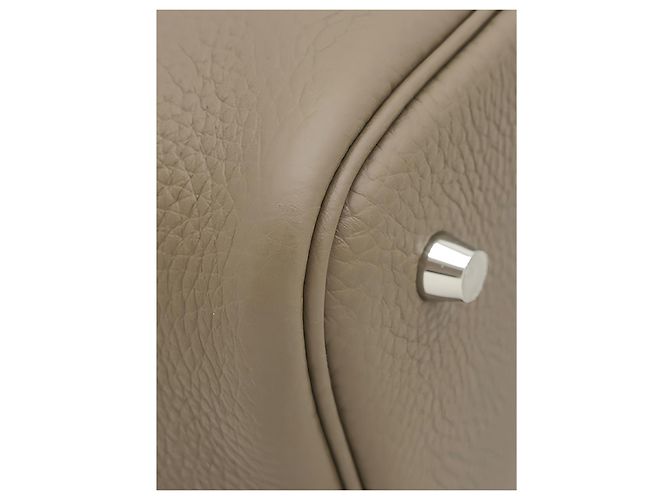 Hermès Gray Clemence Picotin Lock 22 - vista 8