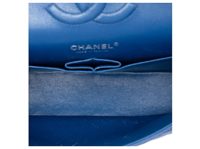 Chanel Blue Medium Classic Caviar Double Flap - vista 4