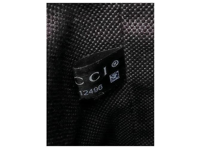 Mini Bolsa Bucket Gucci em Canvas GG Bege com Web - vista 8