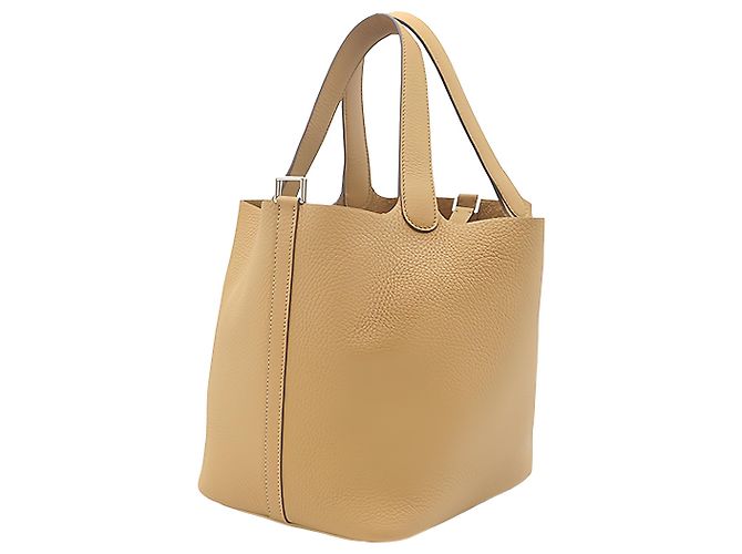 Hermès Beige Clemence Picotin 22 - vista 8