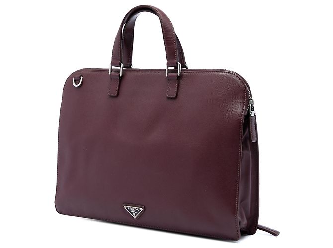Prada Red Saffiano Business Bag - Ansicht 2