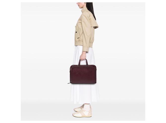 Prada Red Saffiano Business Bag - Ansicht 5