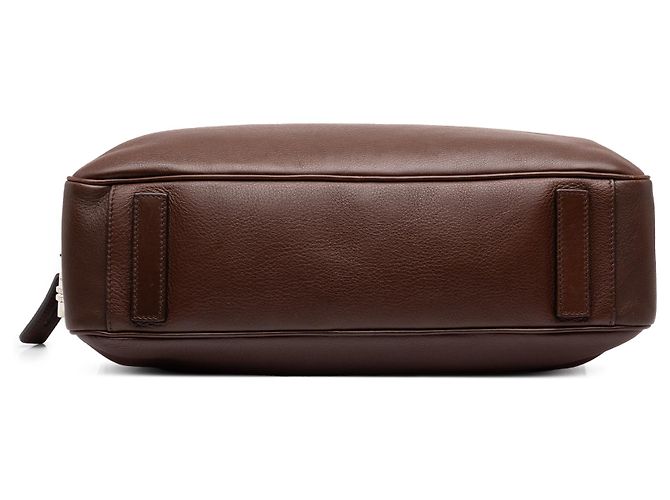 Prada Business-Tasche aus braunem Leder - Ansicht 3