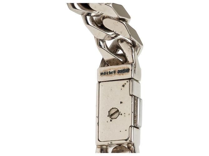 Bracciale a catena Monogram in ottone argentato Louis Vuitton - vista 5