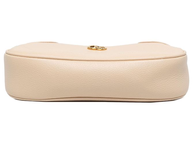 Borsa Satchel Gucci Aphrodite Piccola in Pelle di Capra Marrone - vista 3