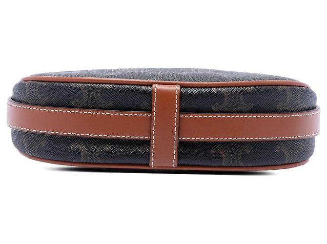Céline Bolso de hombro Celine Brown Mini Triomphe Coated Canvas Ava - vista 3