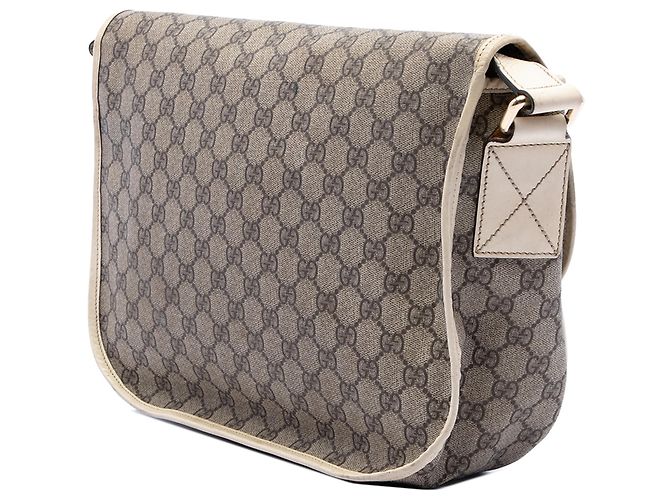 Borsa a tracolla Gucci Beige GG Supreme - vista 2