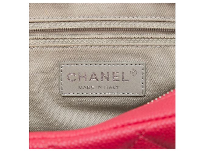 Chanel Pink Medium Quilted Caviar Easy Flap - vue 5