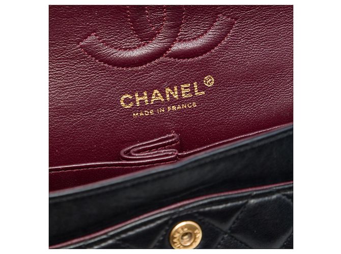 Chanel Black Medium Classic Lambskin Double Flap - view 5