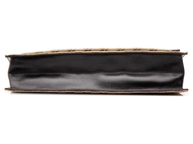 Bolsa de aba Gucci em tela GG bege - vista 3