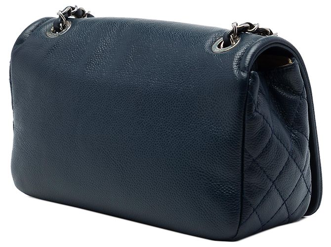 Chanel Blue Small Caviar CC Timeless Flap - vista 2