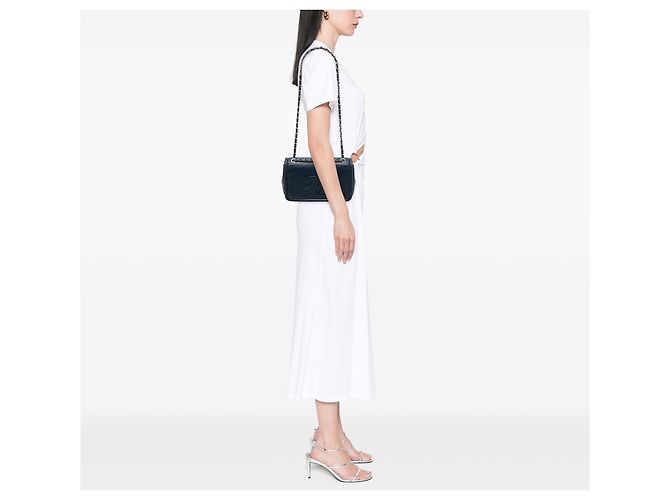 Chanel Blue Small Caviar CC Timeless Flap - vista 6