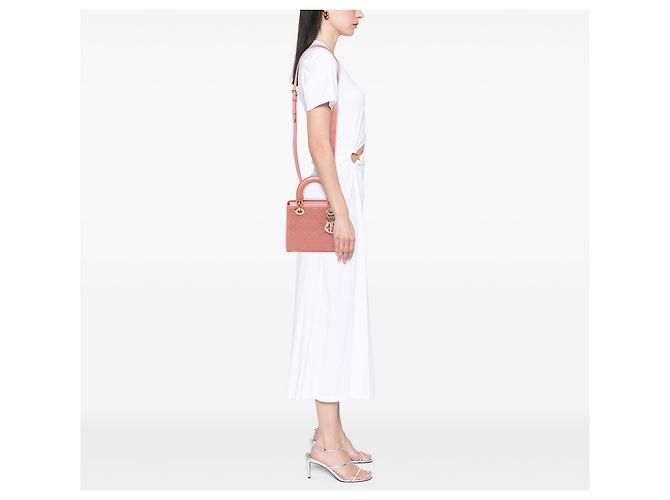 Dior Pink Small Patent Cannage Lady Dior - Ansicht 6