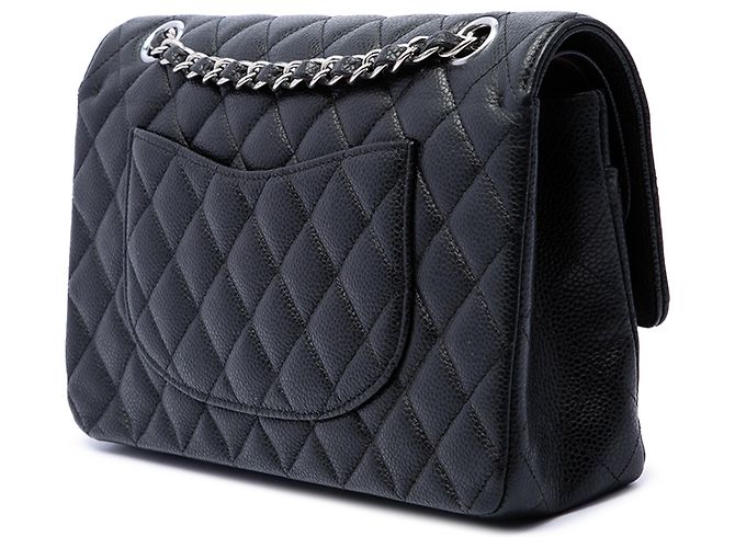 Chanel Black Medium Classic Caviar Double Flap - vista 2