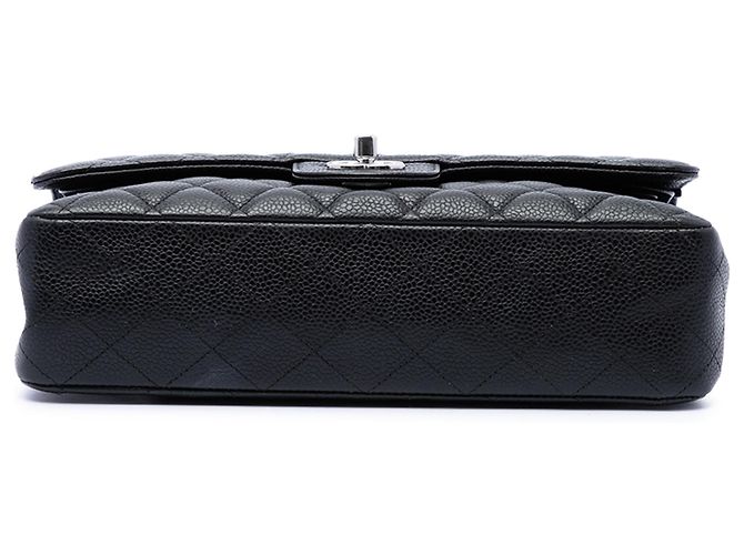 Chanel Black Medium Classic Caviar Double Flap - vista 3