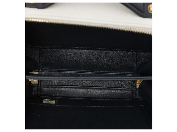 Chanel White Small Caviar CC Filigree Vanity Case - vista 4
