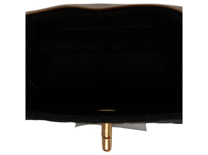 Chanel Black Extra Mini Quilted Satin Flap - Ansicht 4
